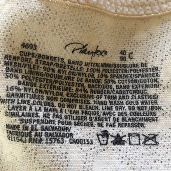 NWOT Playtex 18 Hour Ultimate Comfort Strap support plus bra - Picture 4 of 14